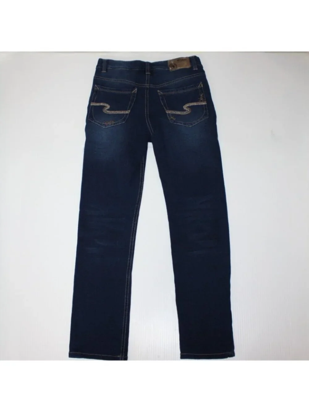 Silver Jeans Nathan Girl's Dark Navy Blue Stretch Denim Jean Pants in size 10